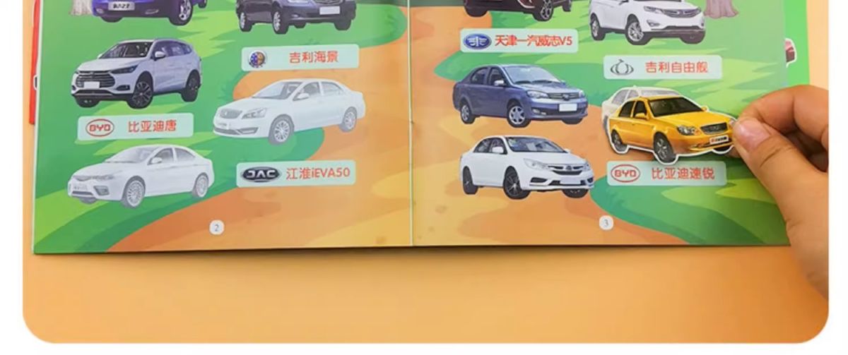 Araba Meraklıları Sticker Kitap Seti 6 Cilt - Bilişsel Öğrenme