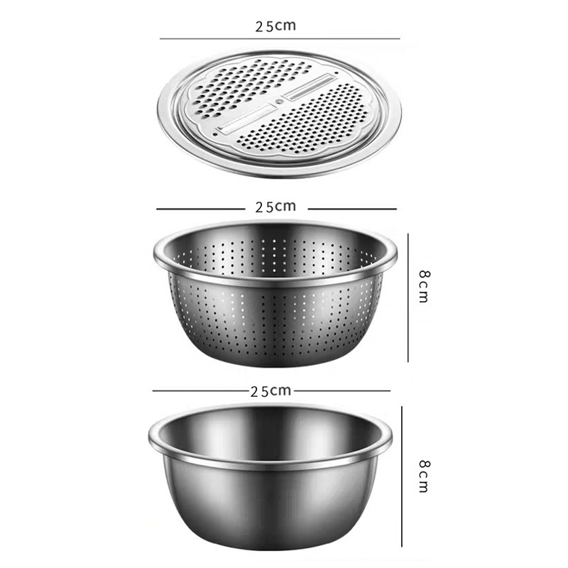 Stainless steel food-grade vegetable grater, multifunctional