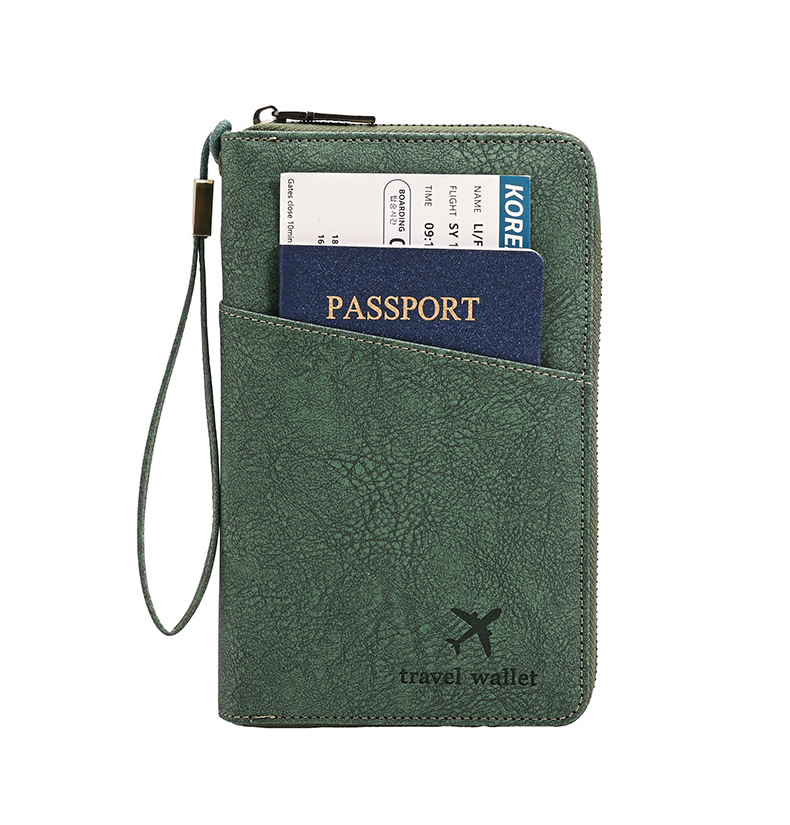 RFID Passport Holder Travel Organizer Crossbody Bag