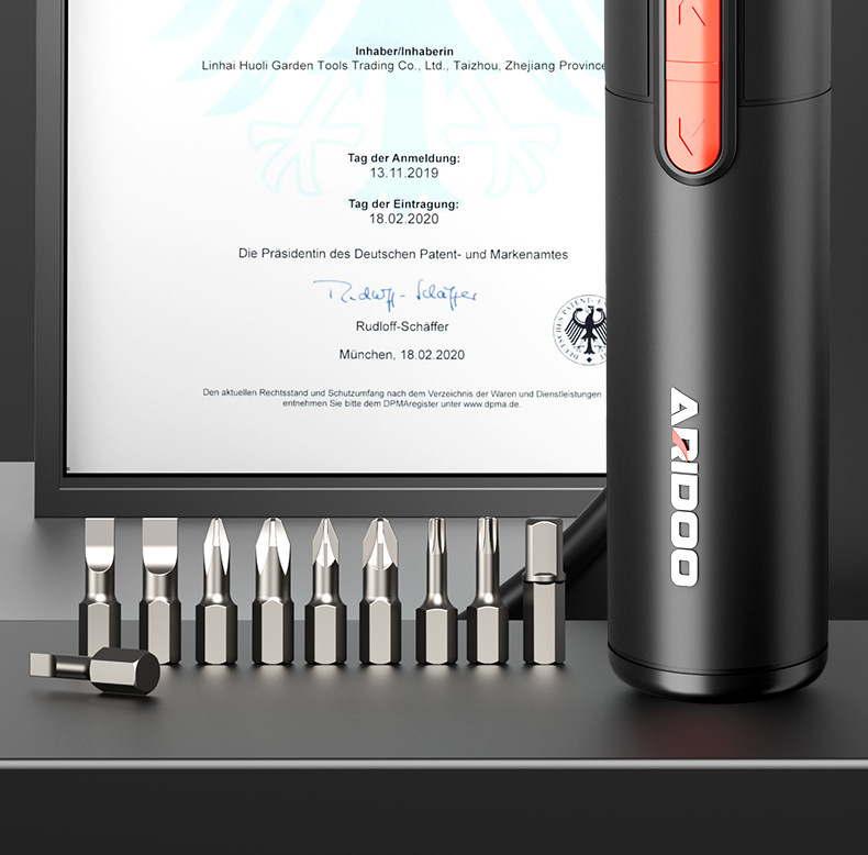 Electric Screwdriver Set, Rechargeable, Lithium Battery