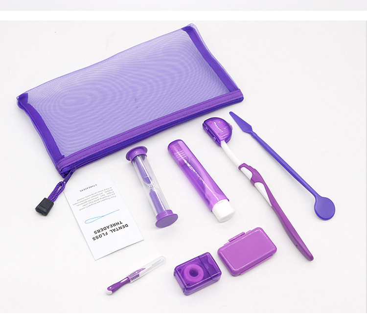 Orthodontic oral care set 8-piece dental clinic gift