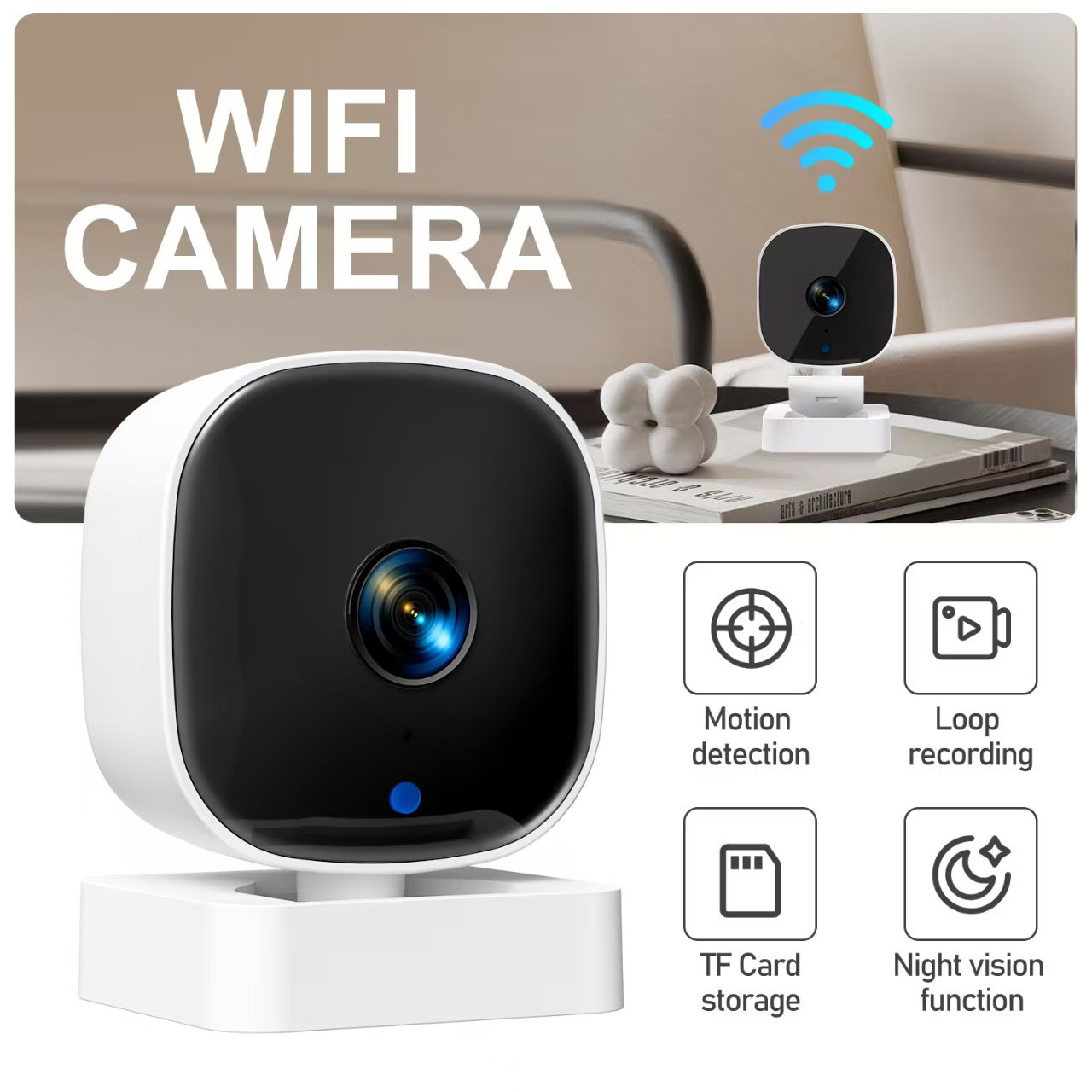 WiFi Überwachungskamera K7 Nachtsicht HD