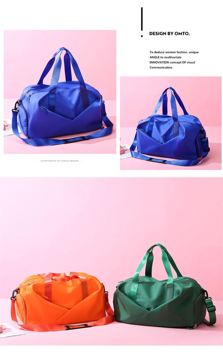Women's sports fitness bag, dry wet separation