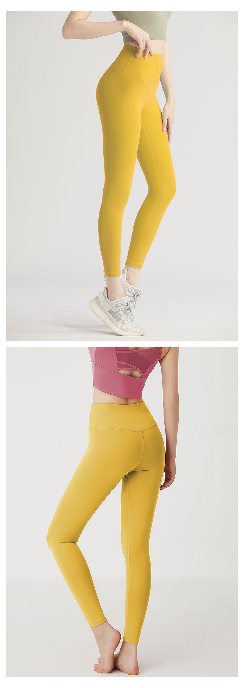 一体裁剪无尴尬线瑜伽服女无袖上衣吸湿排汗纯色健身服夏季春秋款