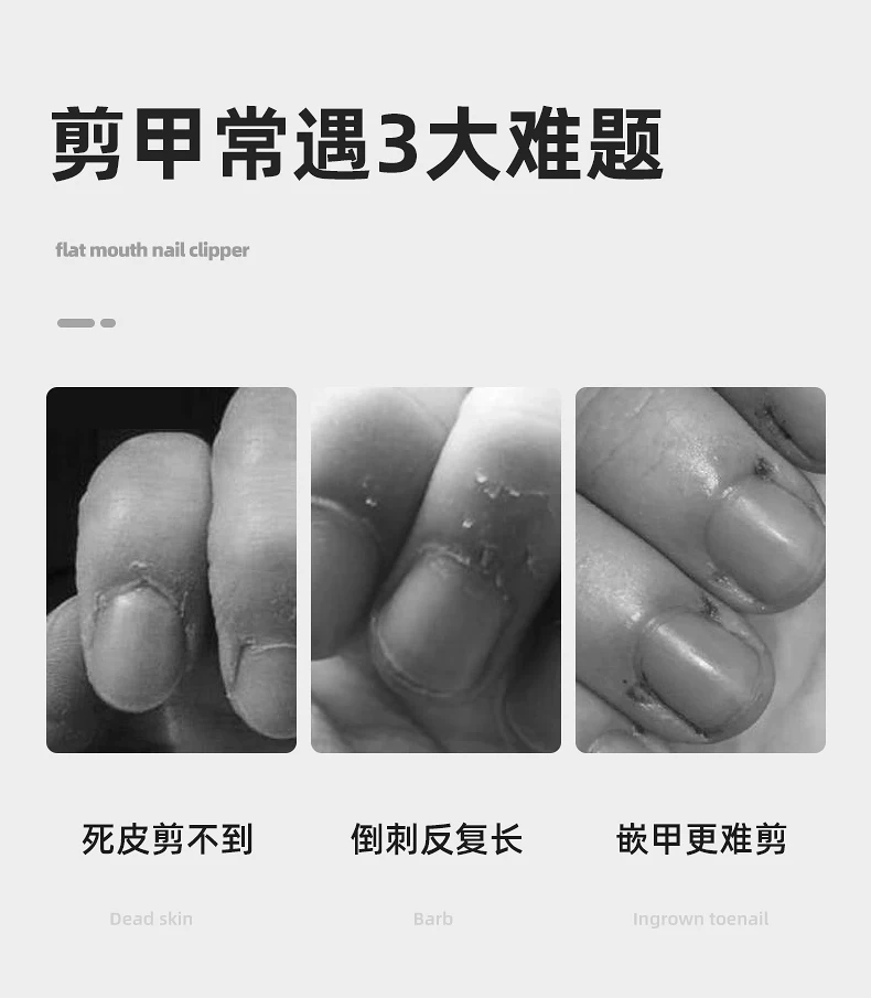 JINDARI nail clipper set, pedicure angled tool