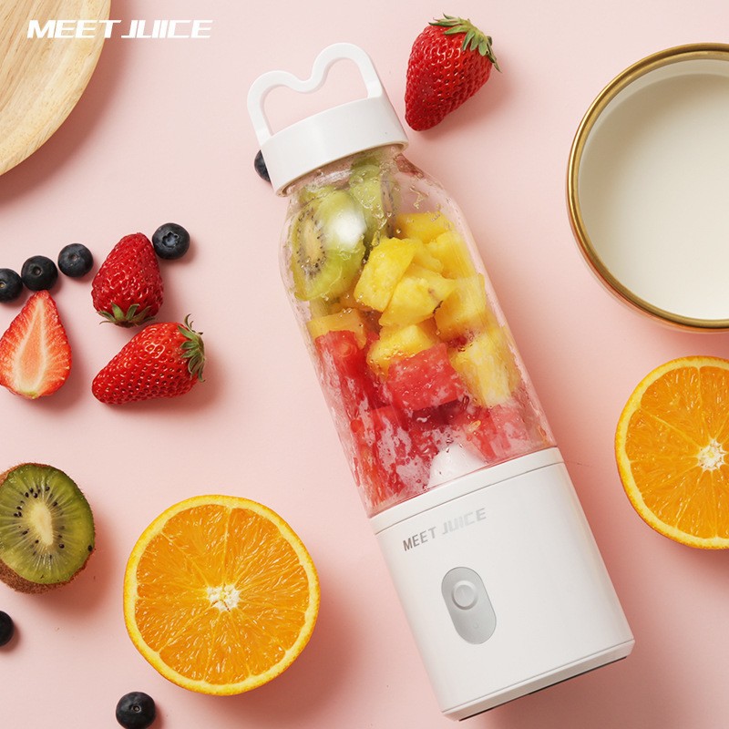Electric juice maker, rechargeable, 500 ml, portable