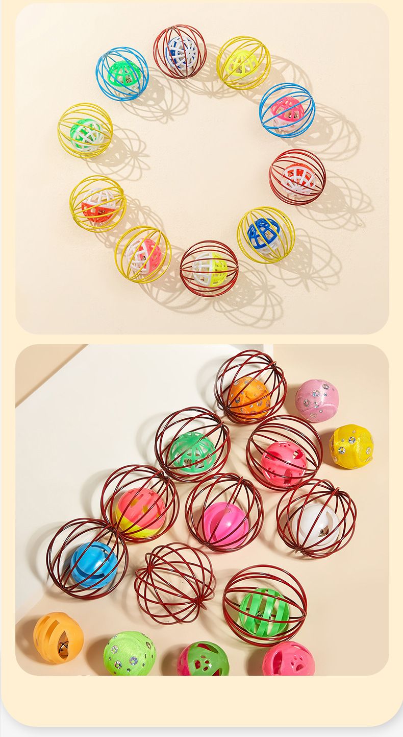 Cat Toy Hollow Bell Ball Mouse Simulation