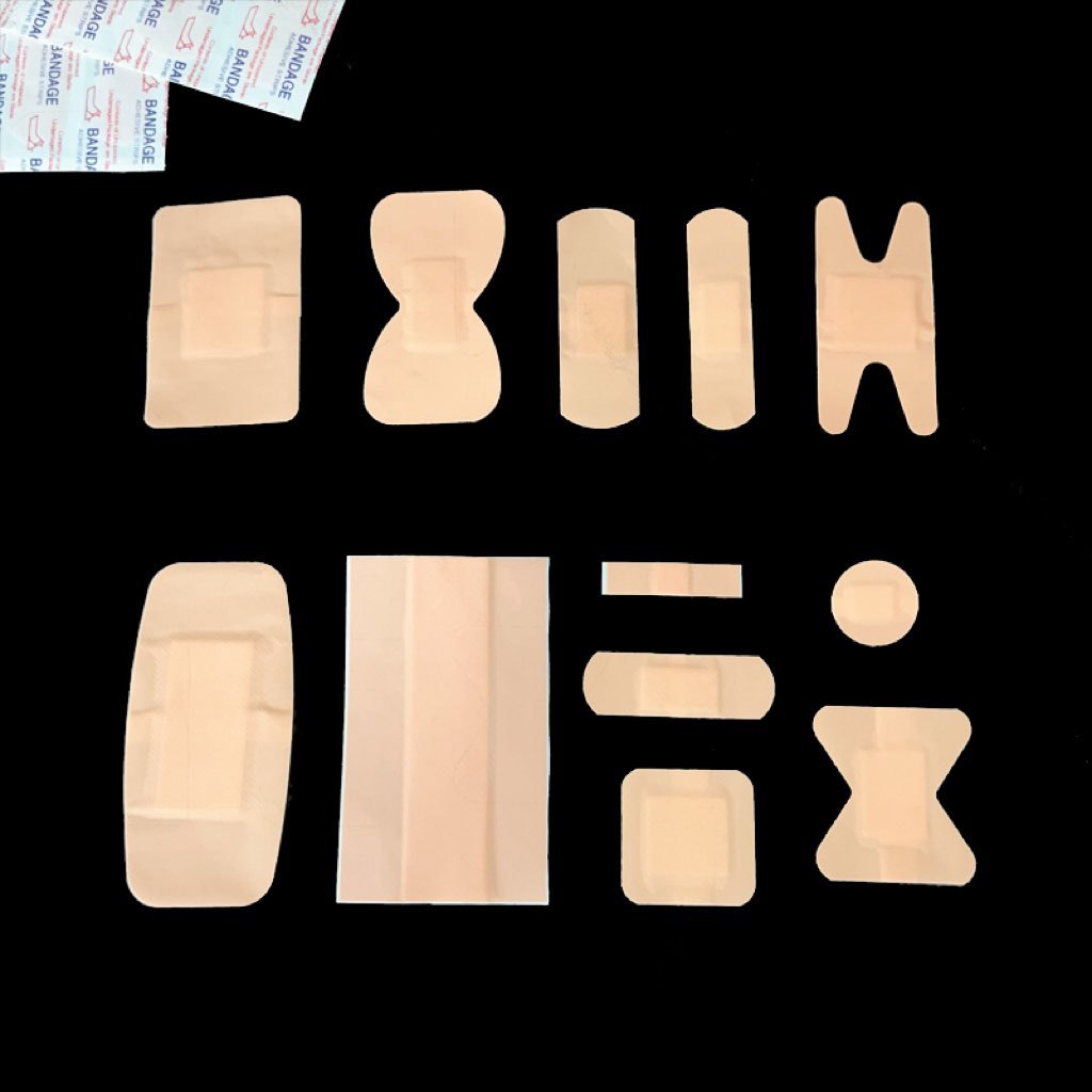 Waterproof wound plaster set, English packaging, multi-size