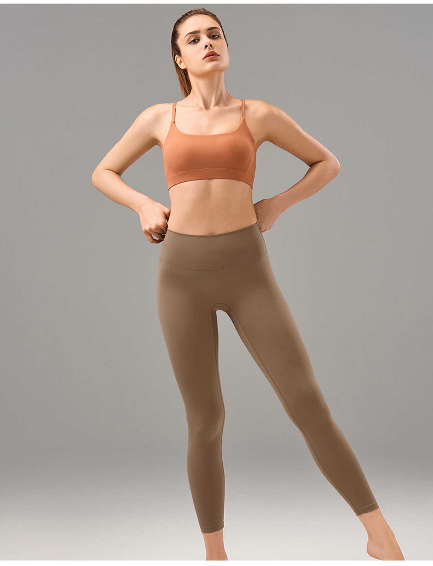 Lulu Yoga-Leggings, leicht schnelltrocknend, hohe Taille Po-Lifting