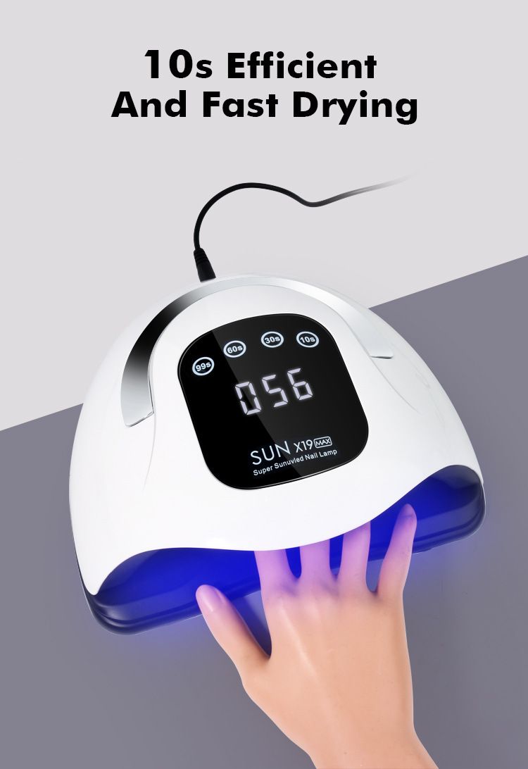 SUN X19 MAX UV Lamp Gel Polish Extension