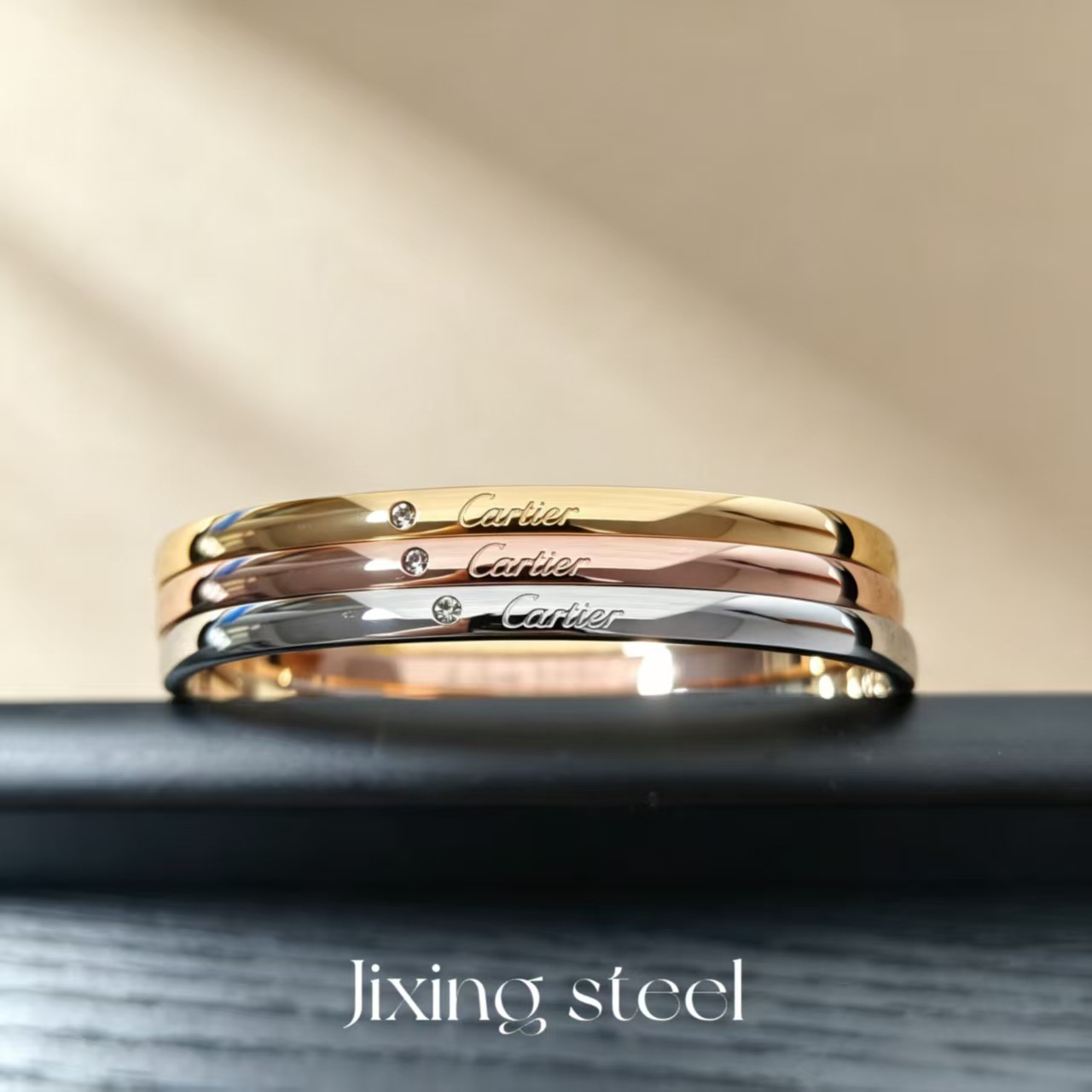 Elmas bilezik, kadın, basit halka, rose gold, niş tasarım