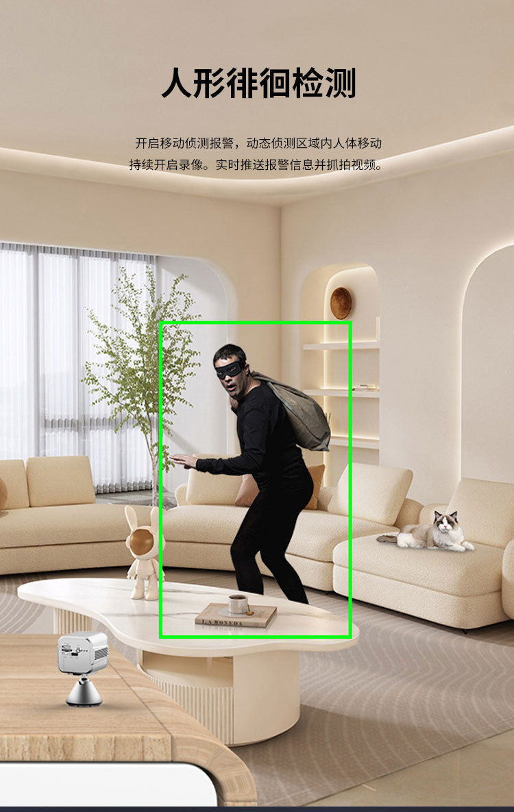 Dingdou 4G Home Camera Two-Way Audio HD Night Vision