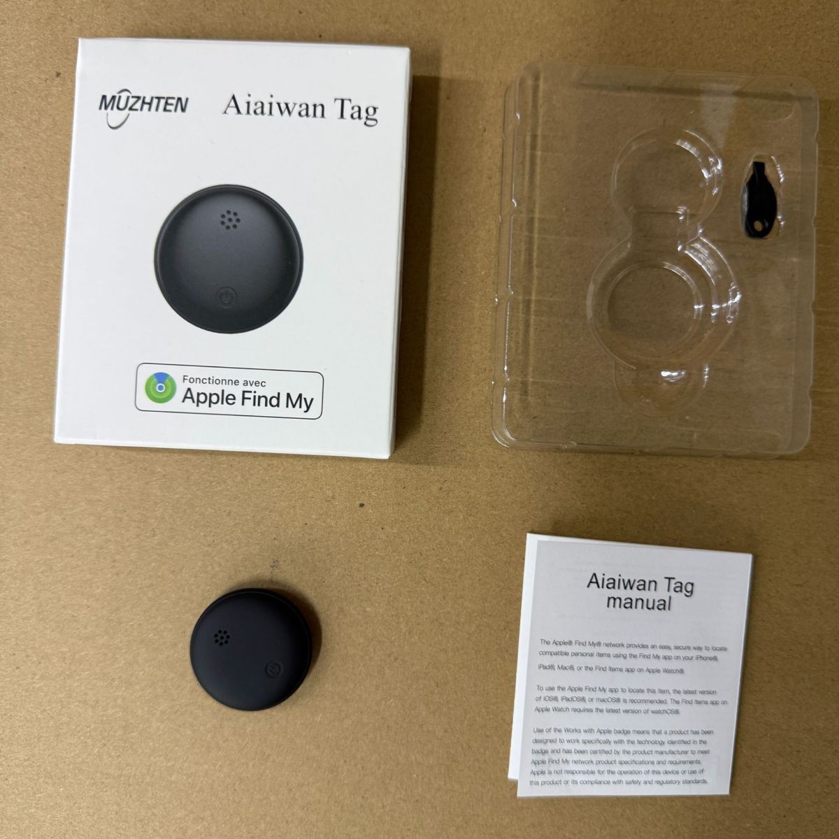 适用苹果FindMy防丢定位器AirTag平替蓝牙追踪器钥匙宠物行李箱