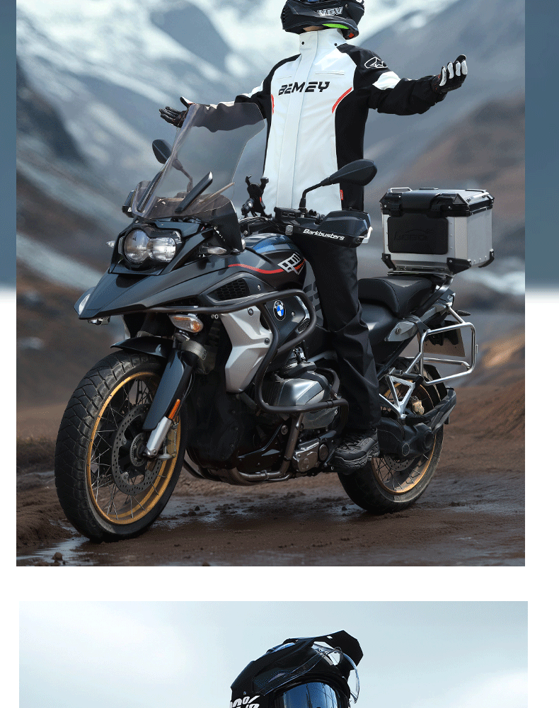 Motorcycle raincoat men's suit, full body waterproof
