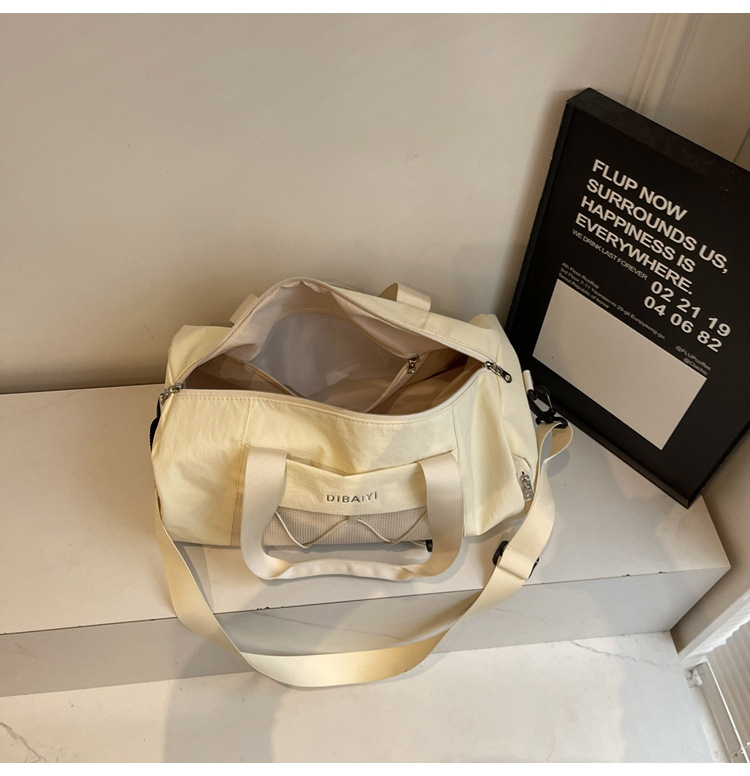 Dry-wet separation sports bag, yoga and travel, large capacity