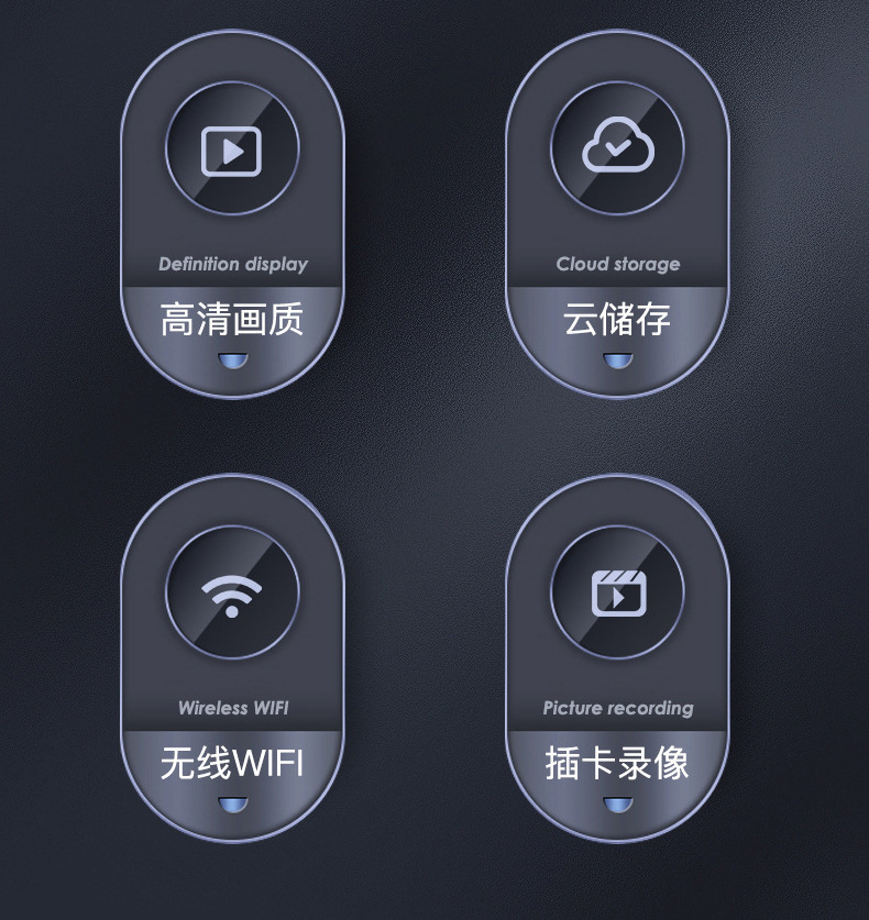 XD smart camera 1080P, WiFi, mobile remote monitoring