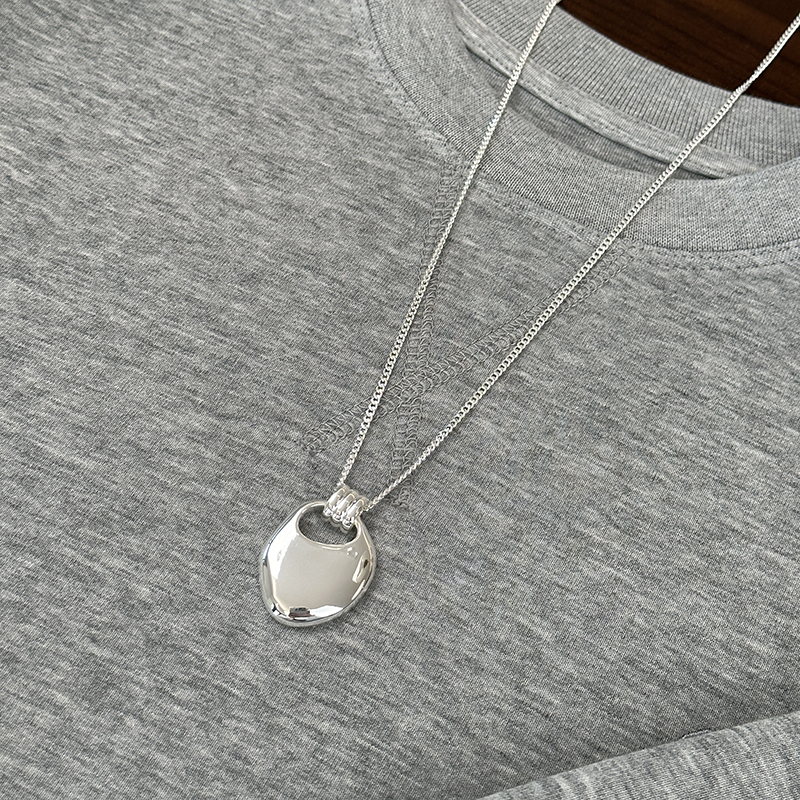 Sattel-Anhänger Luxus-Halskette Silber Schlüsselbein-Kette