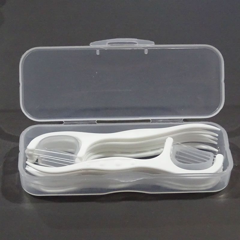 Diş ipi çubukları, 10 parça, taşınabilir set