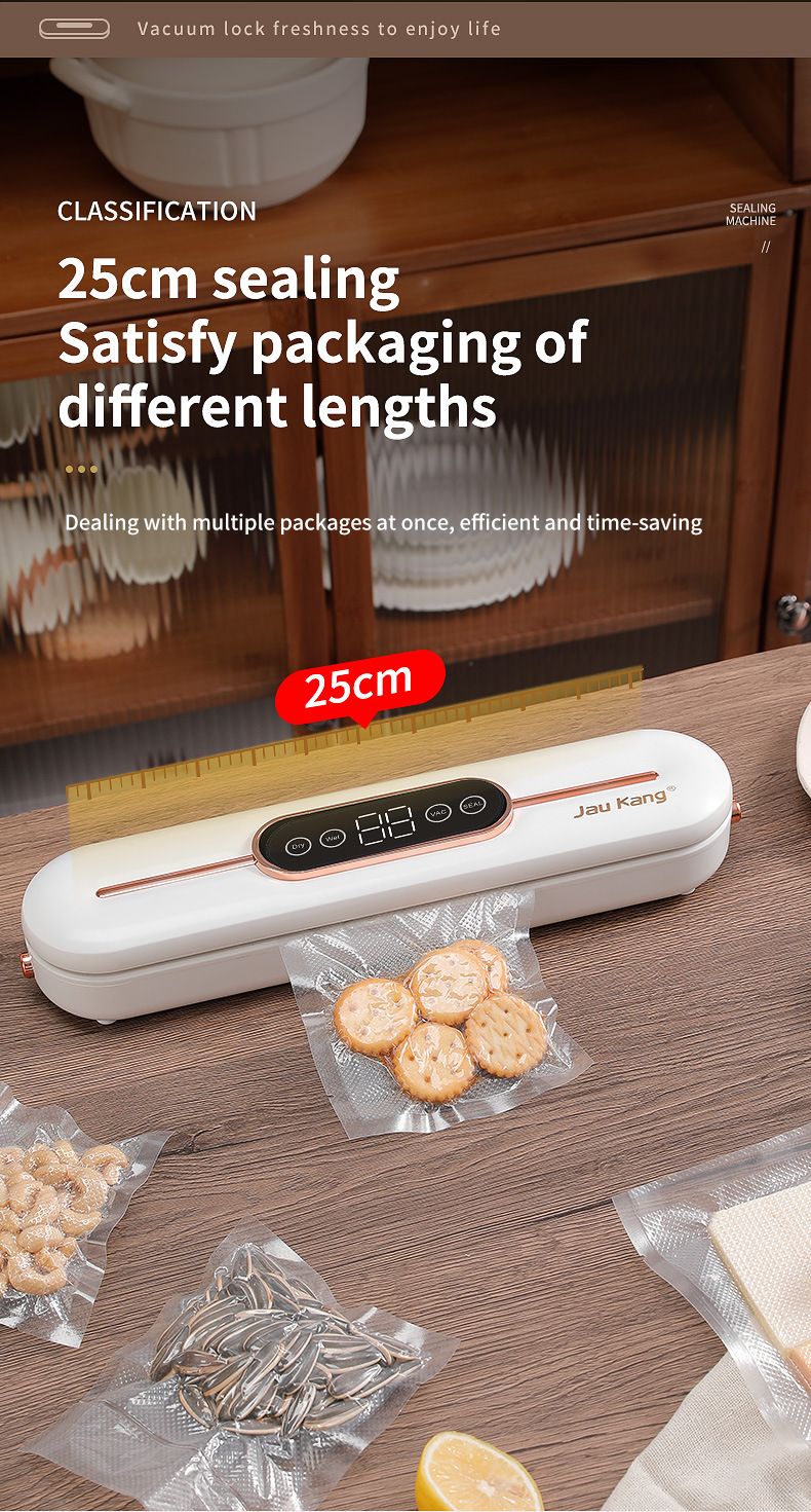 Vakum Yapıştırma Makinesi Ev Mutfağı Kuru Islak İkili Kullanım