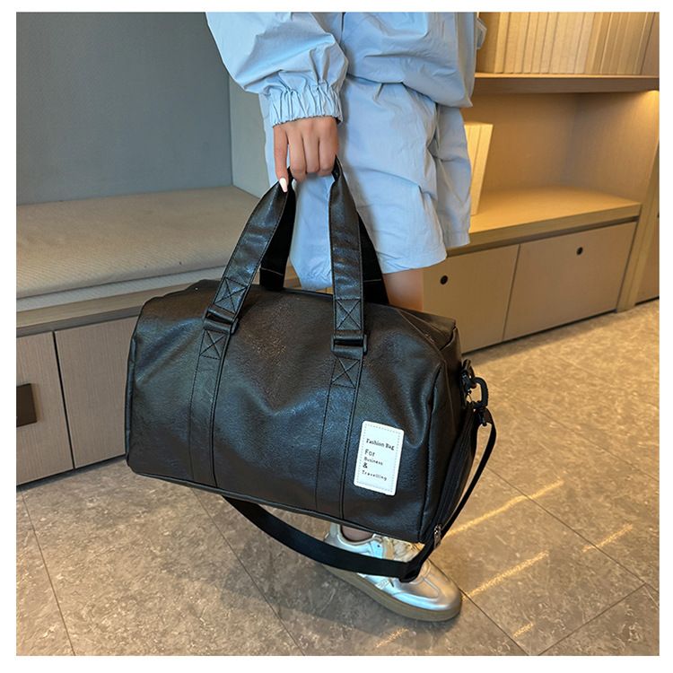 Travel bag and men's backpack with dress and shoe compartment