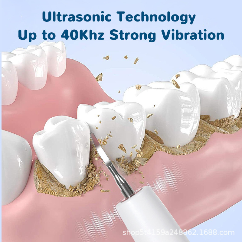 Ultrasonic dental scaler, portable, household
