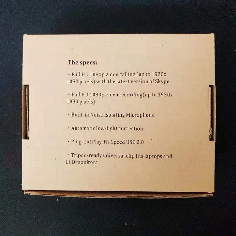 USB网络摄像头1080P高清免驱带麦电脑直播摄像头webcam