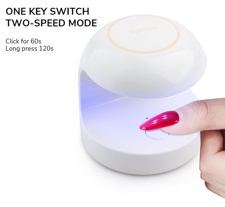 SUNmini taşınabilir tırnak UV lambası mini USB