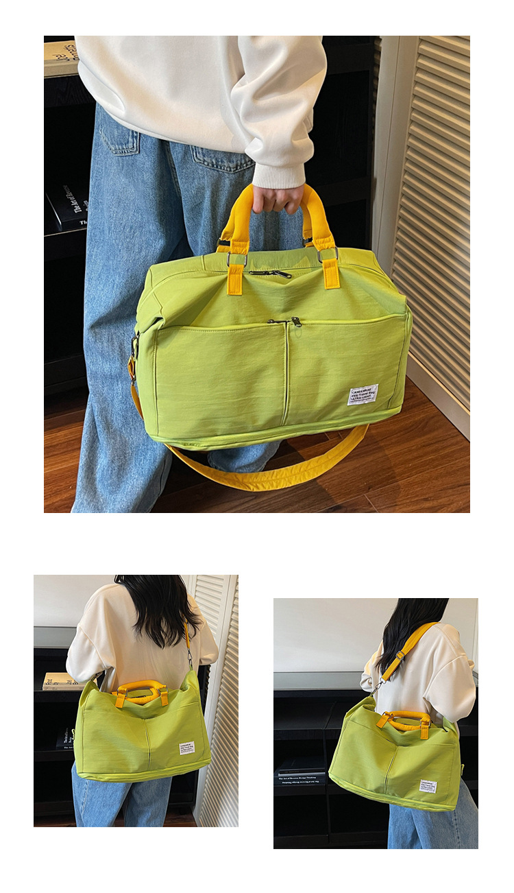 Travel Bag Women Wet-Dry Separation Multiple Pockets