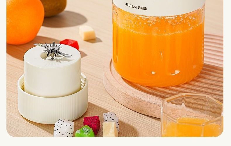 Portable cordless juicer, ice crusher function, smart design