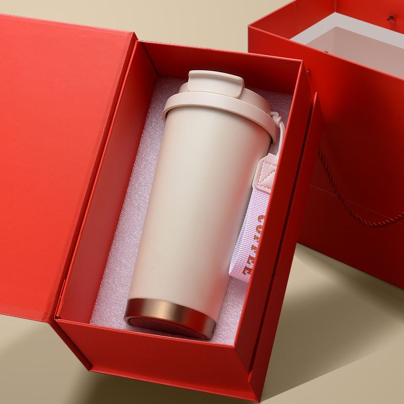 Lily pattern stainless steel insulated tumbler 316, gift box
