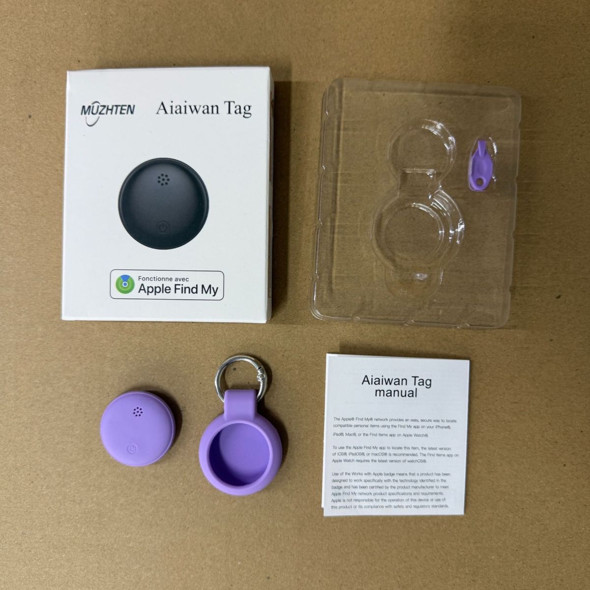 适用苹果FindMy防丢定位器AirTag平替蓝牙追踪器钥匙宠物行李箱