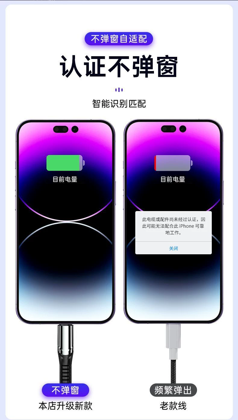 Shunwang 240W 1'den 3'e hızlı şarj seti 3'ü 1 arada, Apple/Huawei uyumlu