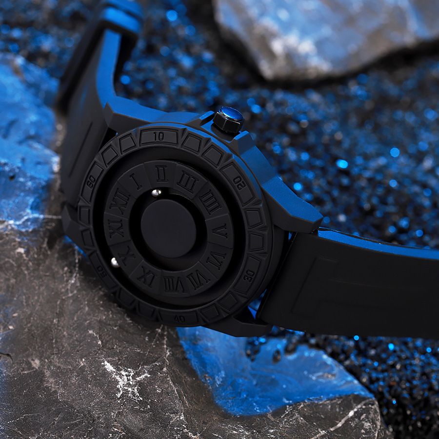 Herren-Quarzuhr mit Magnetschwebeldesign