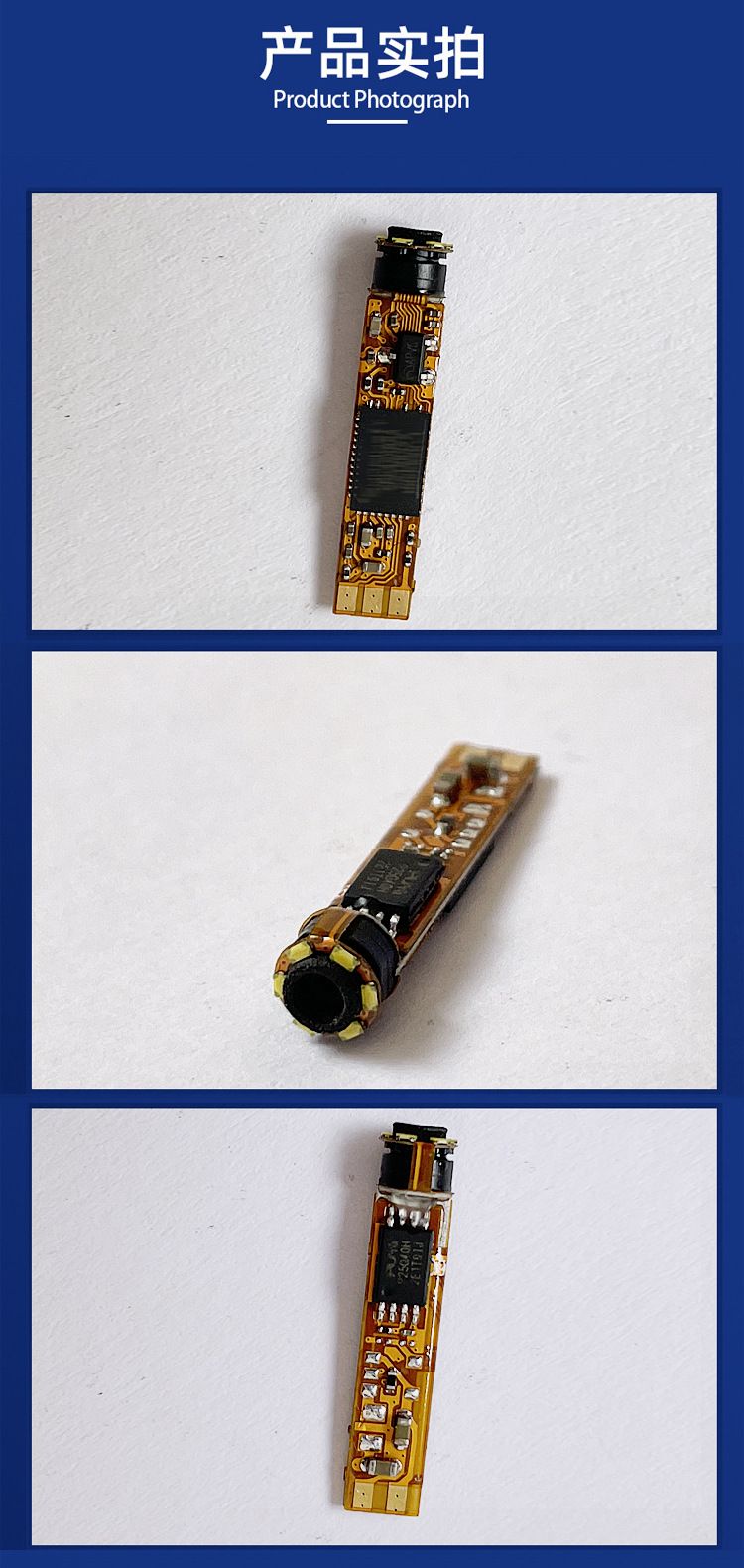 Endoscope camera module 4.5mm, 100W, 720P for pipe inspection