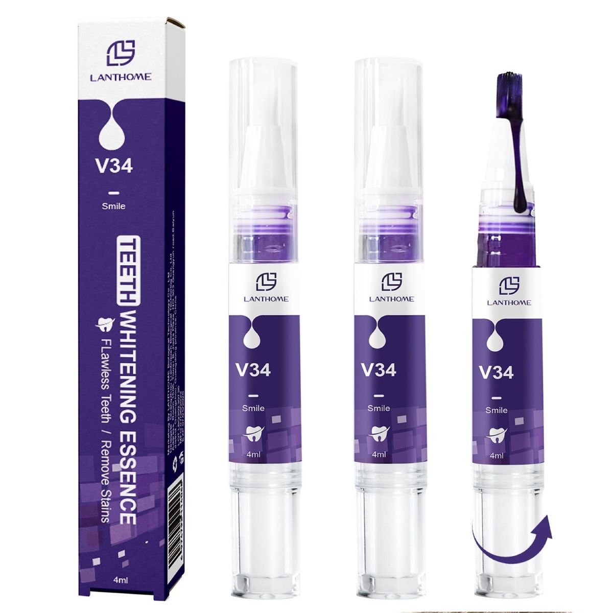 V34 Zahnaufhellungsstift mit Gel-Formel