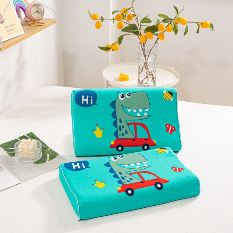 Natural latex pillow pure cotton core child and adult sizes