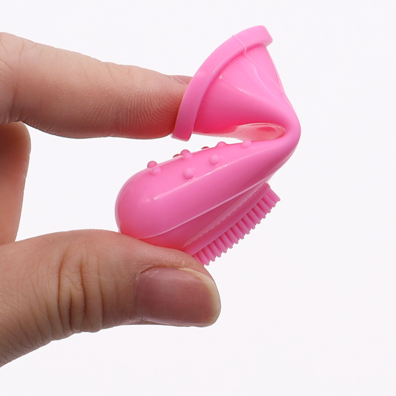 Silicone pet toothbrush finger brush set