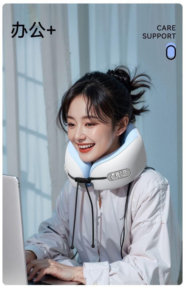 Memory foam U-shaped travel neck pillow