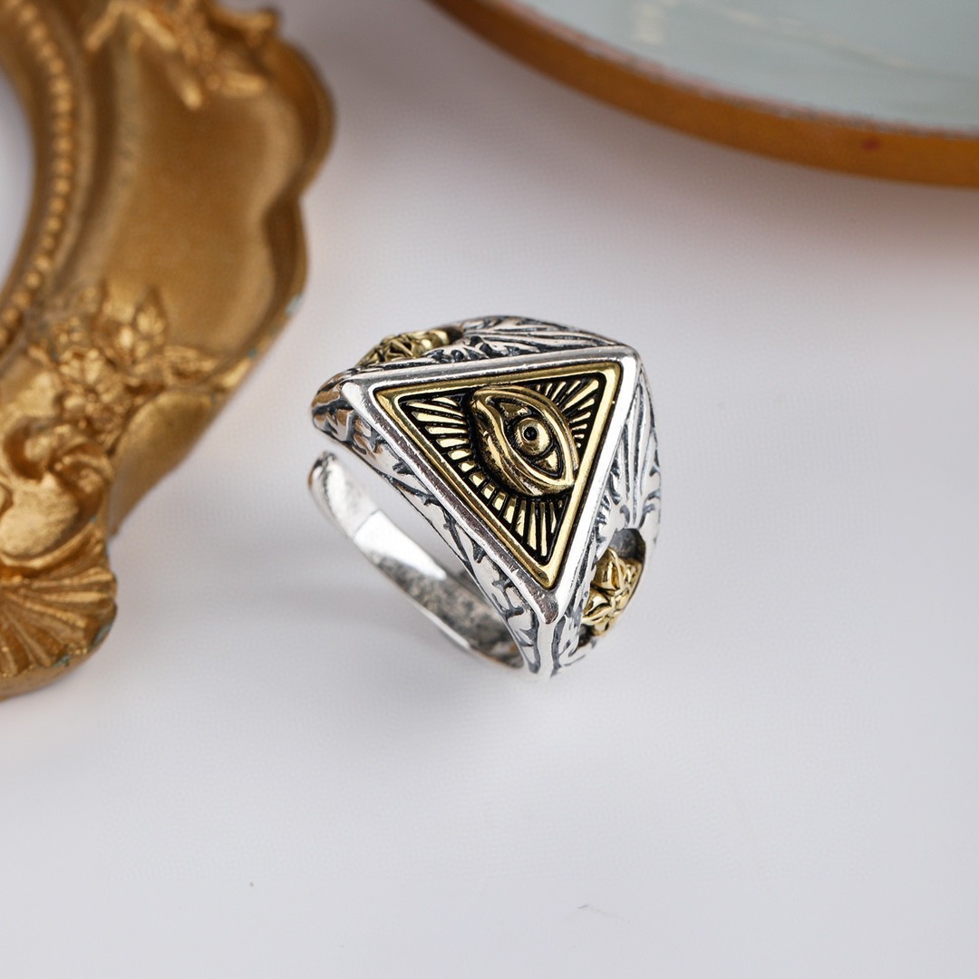 Silberring s925, Auge Gottes, Herren und Damen