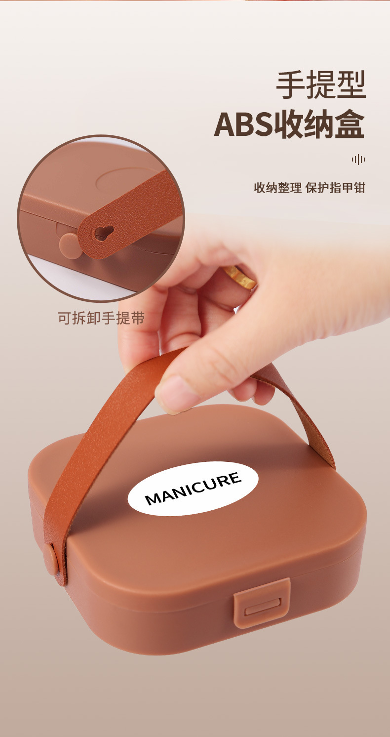 Anti-splash nail clipper set