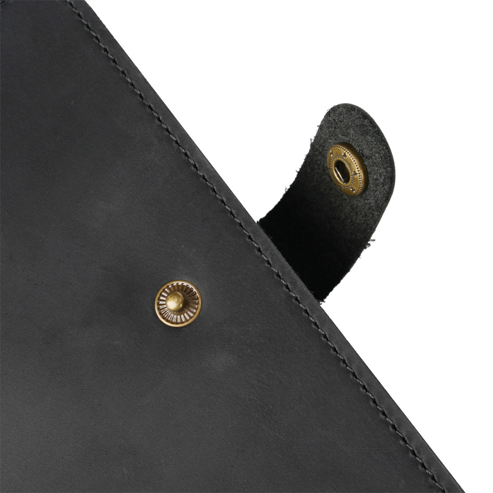 1158 Genuine Leather Crazy Horse Passport Travel Wallet Card Holder
