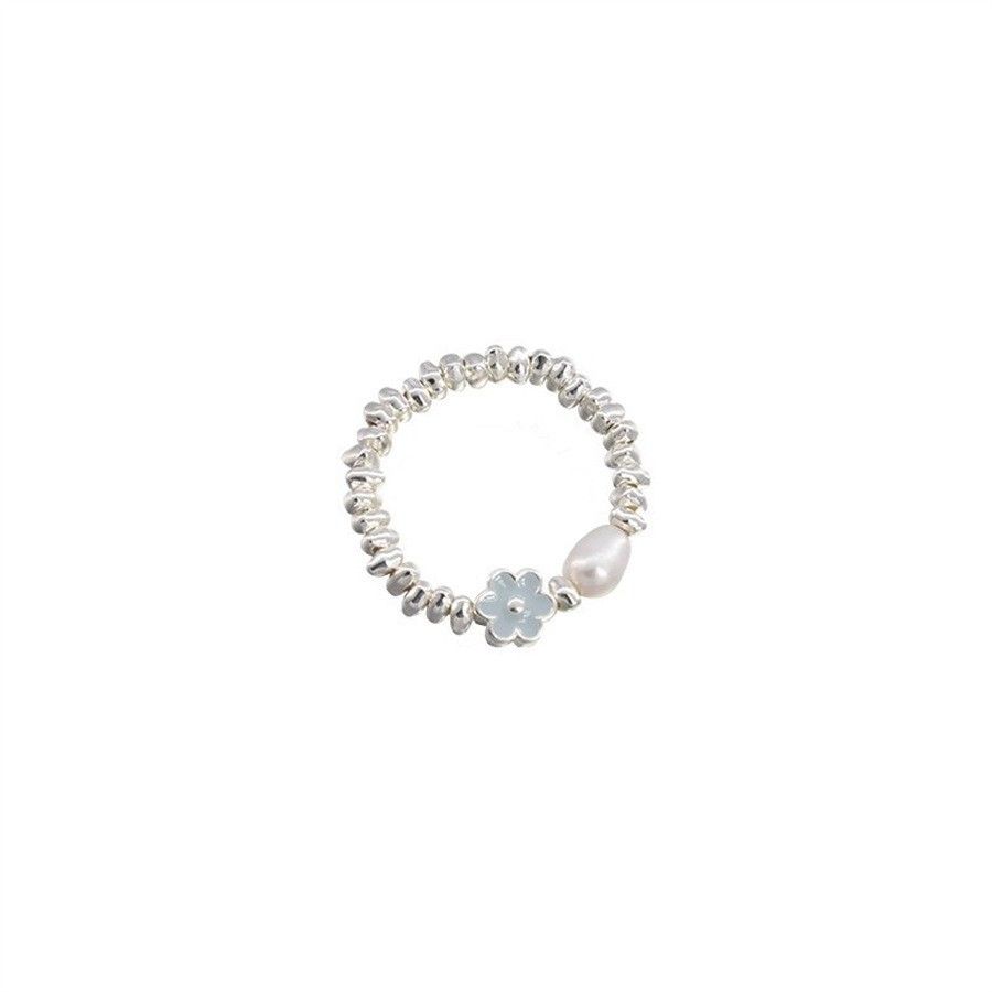 Damenring aus 925er Silber, koreanisches Design