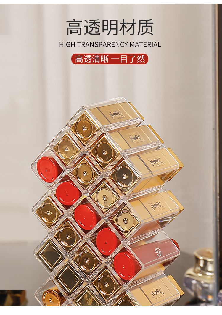 Fischform-Lippenstift-Organizer, aufrechter Kosmetik-Displayständer
