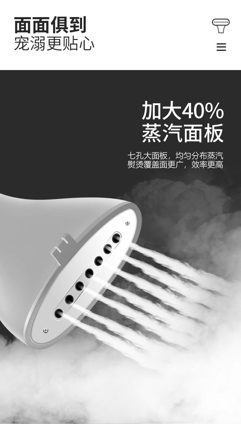 双杆大蒸汽挂烫机家用熨斗烫衣服小型手持熨烫机挂立式电熨斗可定