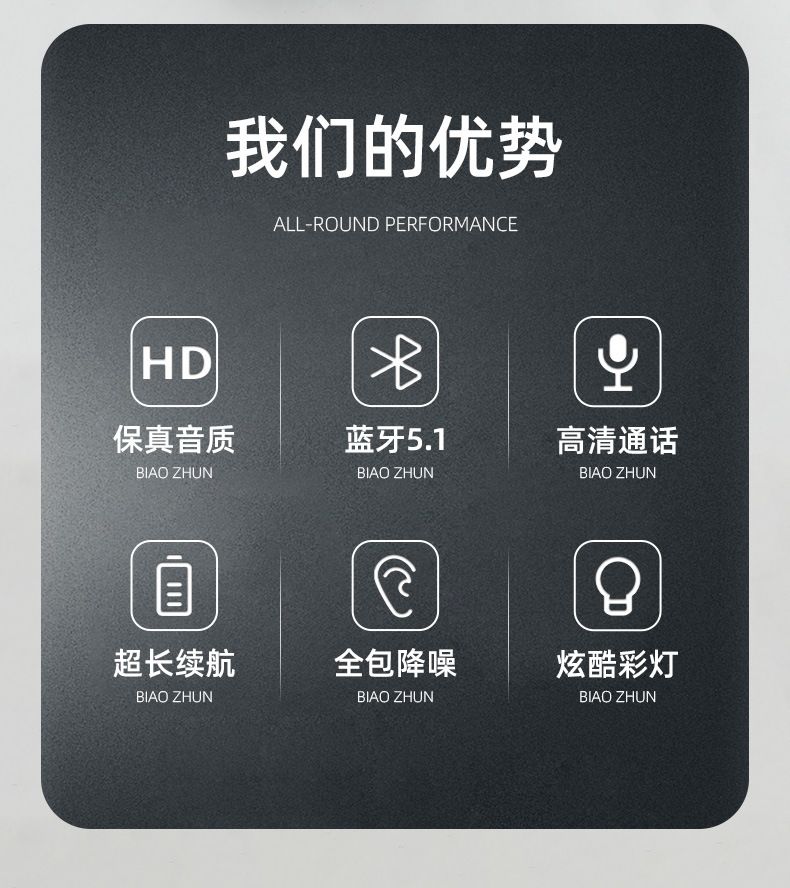 Over-Ear Gaming Headset Wireless Stereo Extended Battery Life