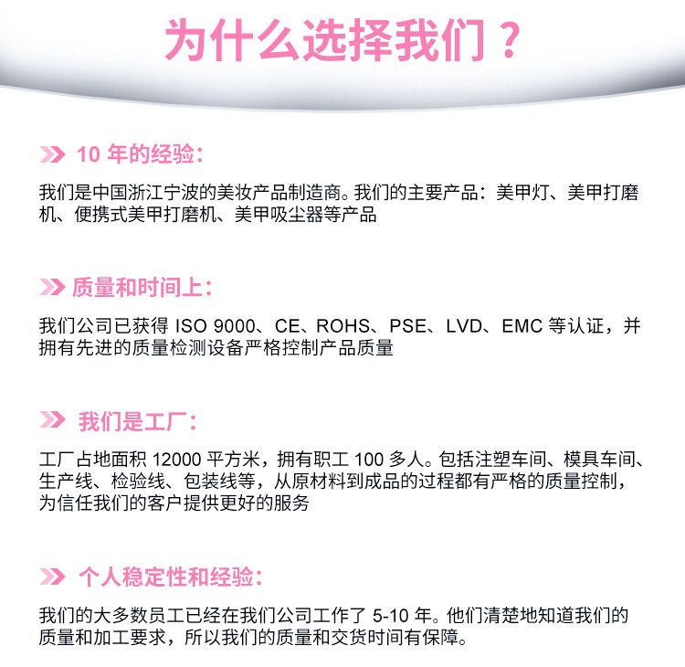 Mini UV/LED Nail Lamp, Pink