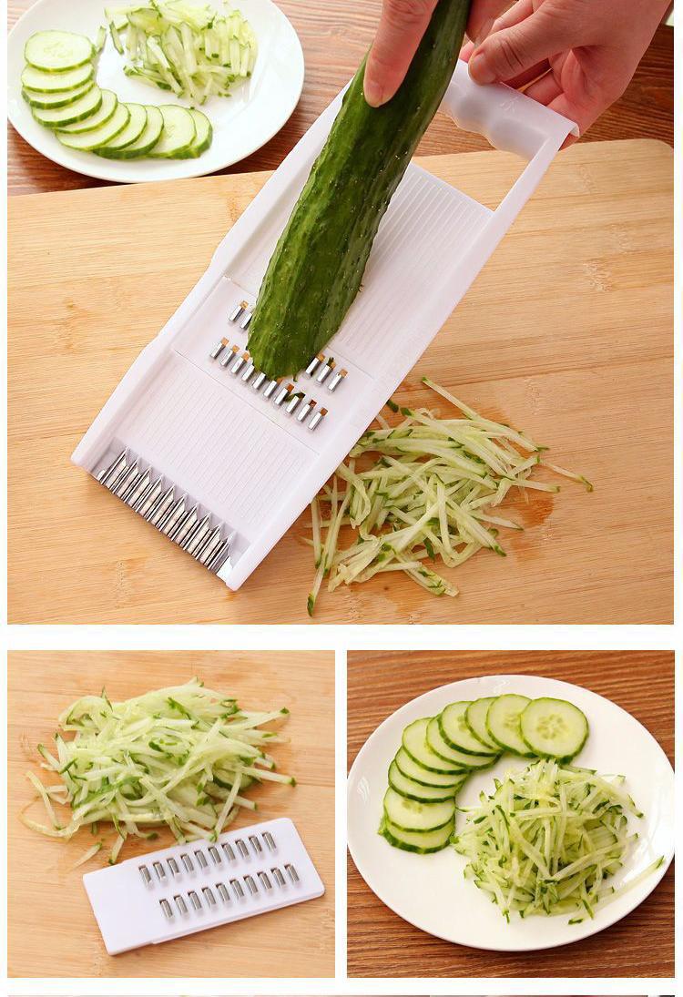 Multifunctional vegetable slicer, cutter, grater