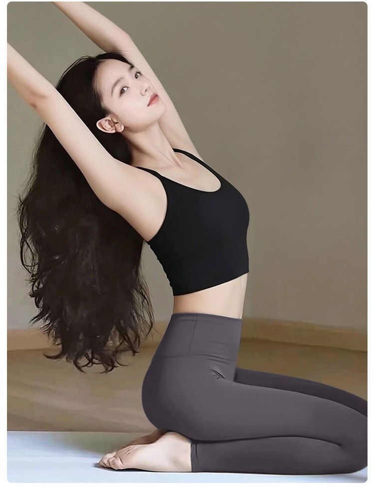 2026瑜伽服上衣女新款背心绝美黑色透气普拉提训练服运动健身套装