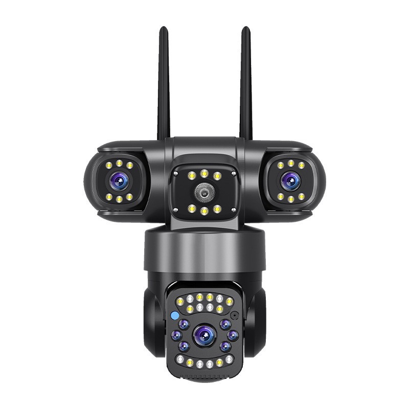 V380 Pro Surveillance Camera Triple Lens WIFI Outdoor