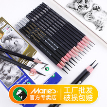 Magritte Art Brush Set, Gouache Fan Brushes